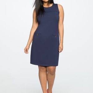 NWT Eloquii Sleeveless Stretch Work Dress